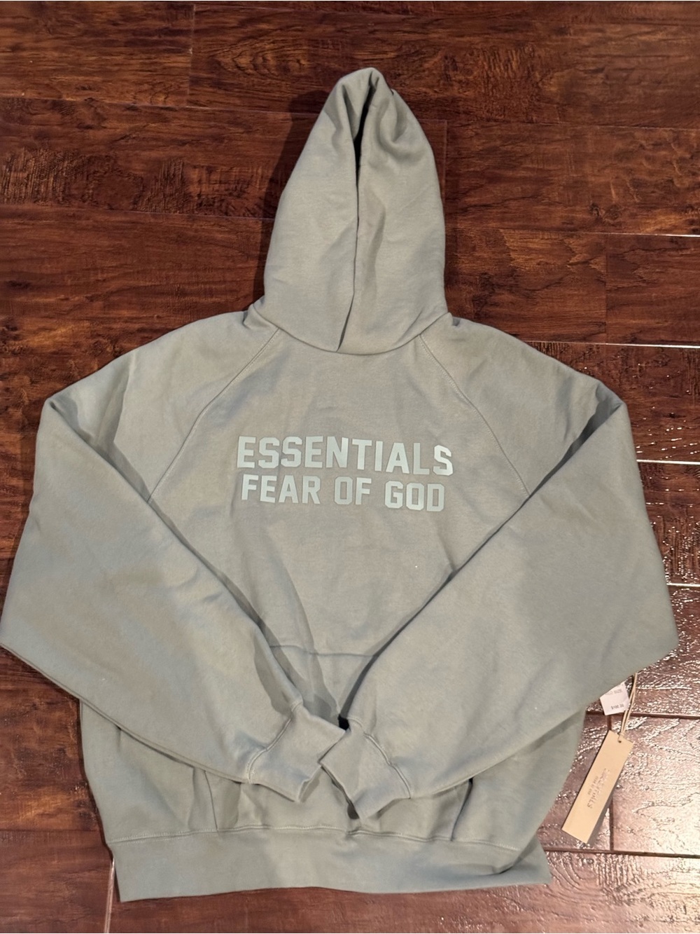 NWT Fear of God Essentials Hoodie Sage Size Medium